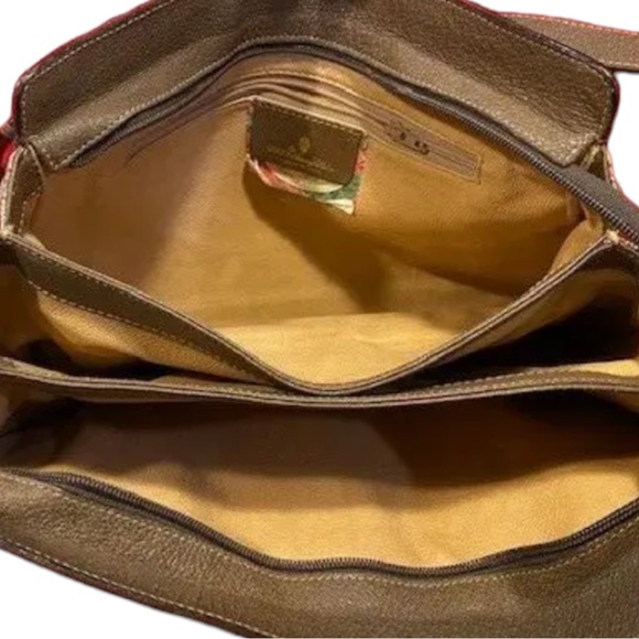 🔴SOLD🔴Gucci GG Monogram Canvas and Brown Leather shoulder bag - Picture 10 of 17